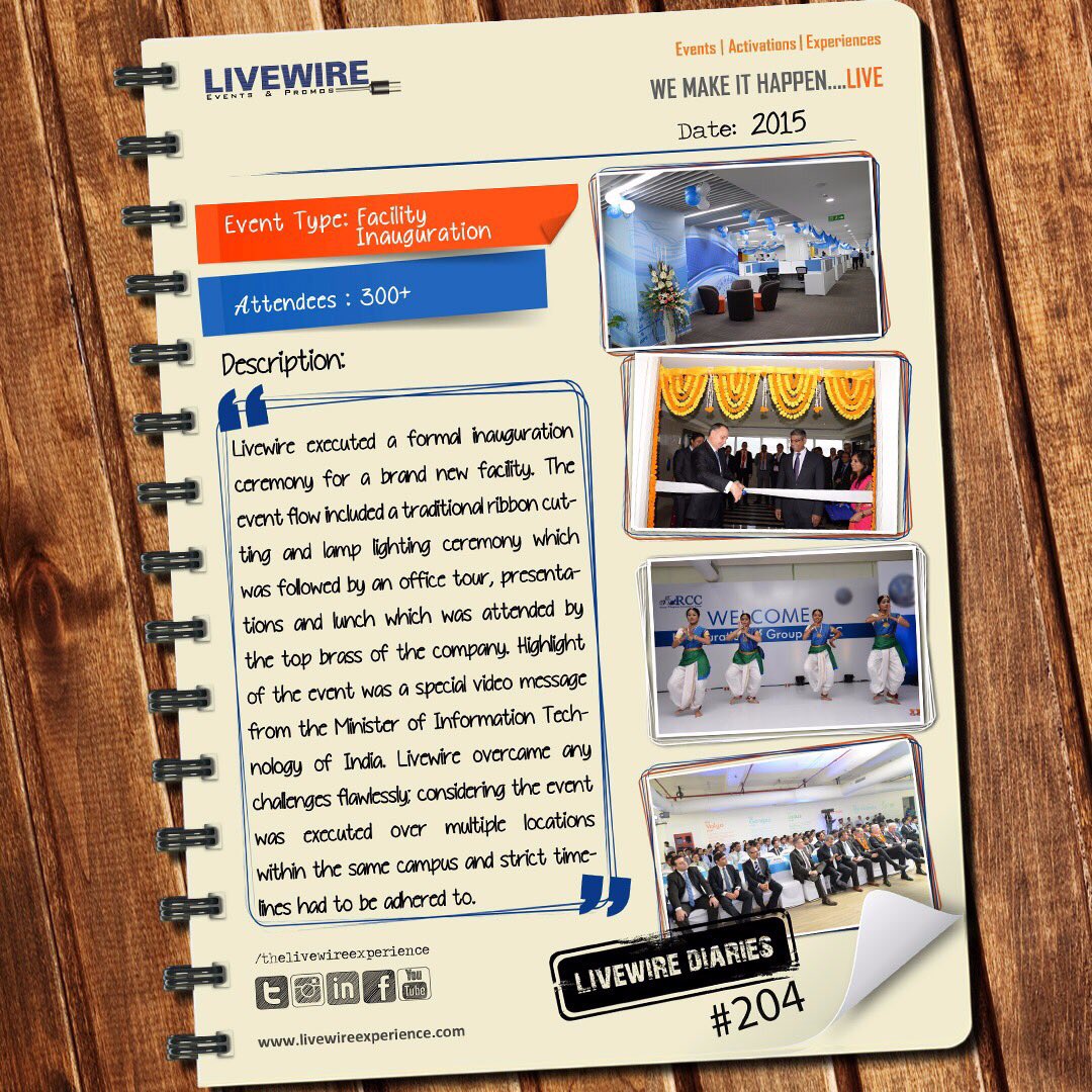 #LivewireDiaries #204 - A traditional &amp; well organised Facility Inaugration produced &amp; executed by 
#thelivewireexperience  #eventprofs