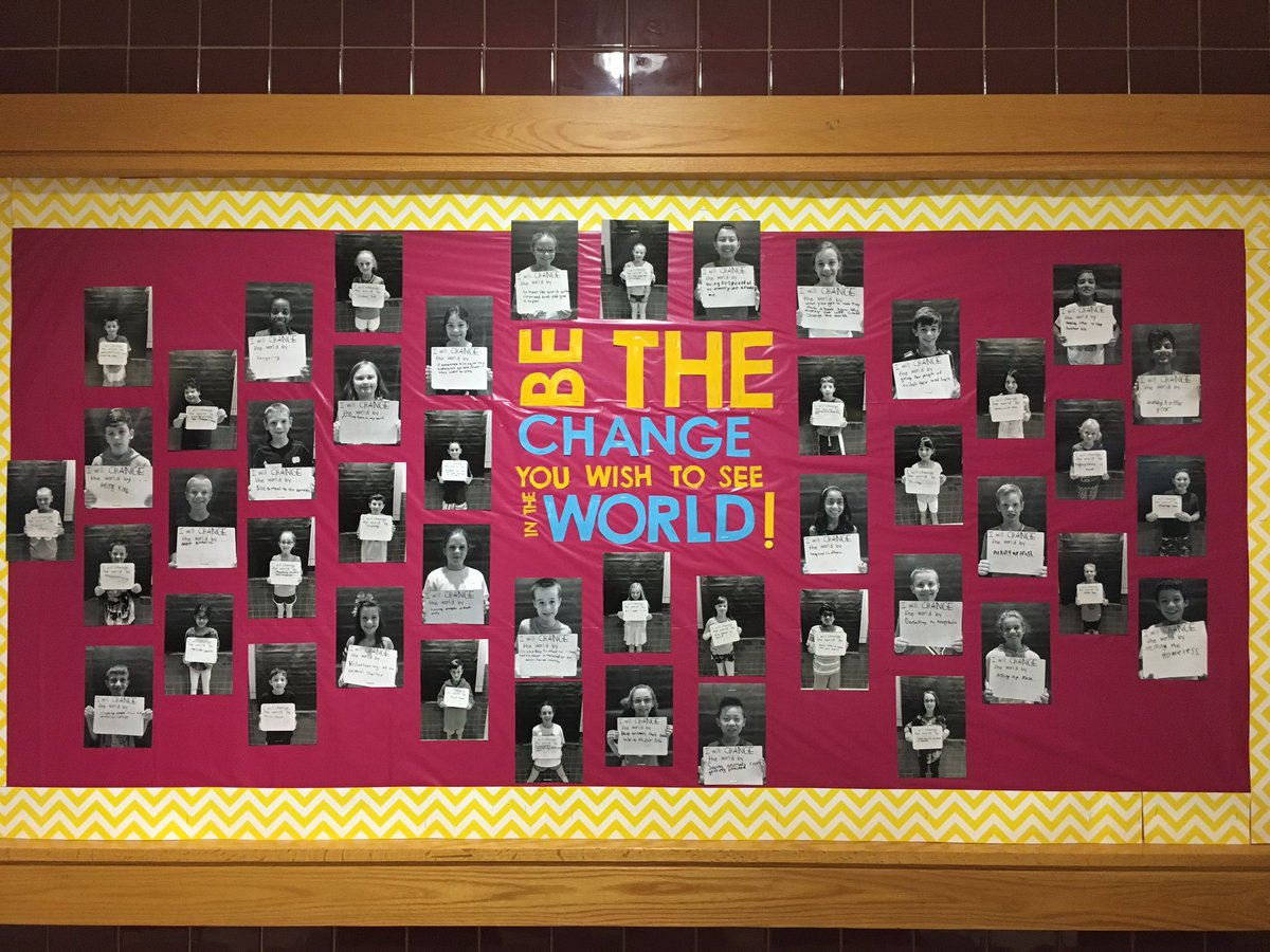 MrsWallner's tweet photo. Be the change you wish to see in the world! #hopsquawk https://t.co/XpKAqvheun