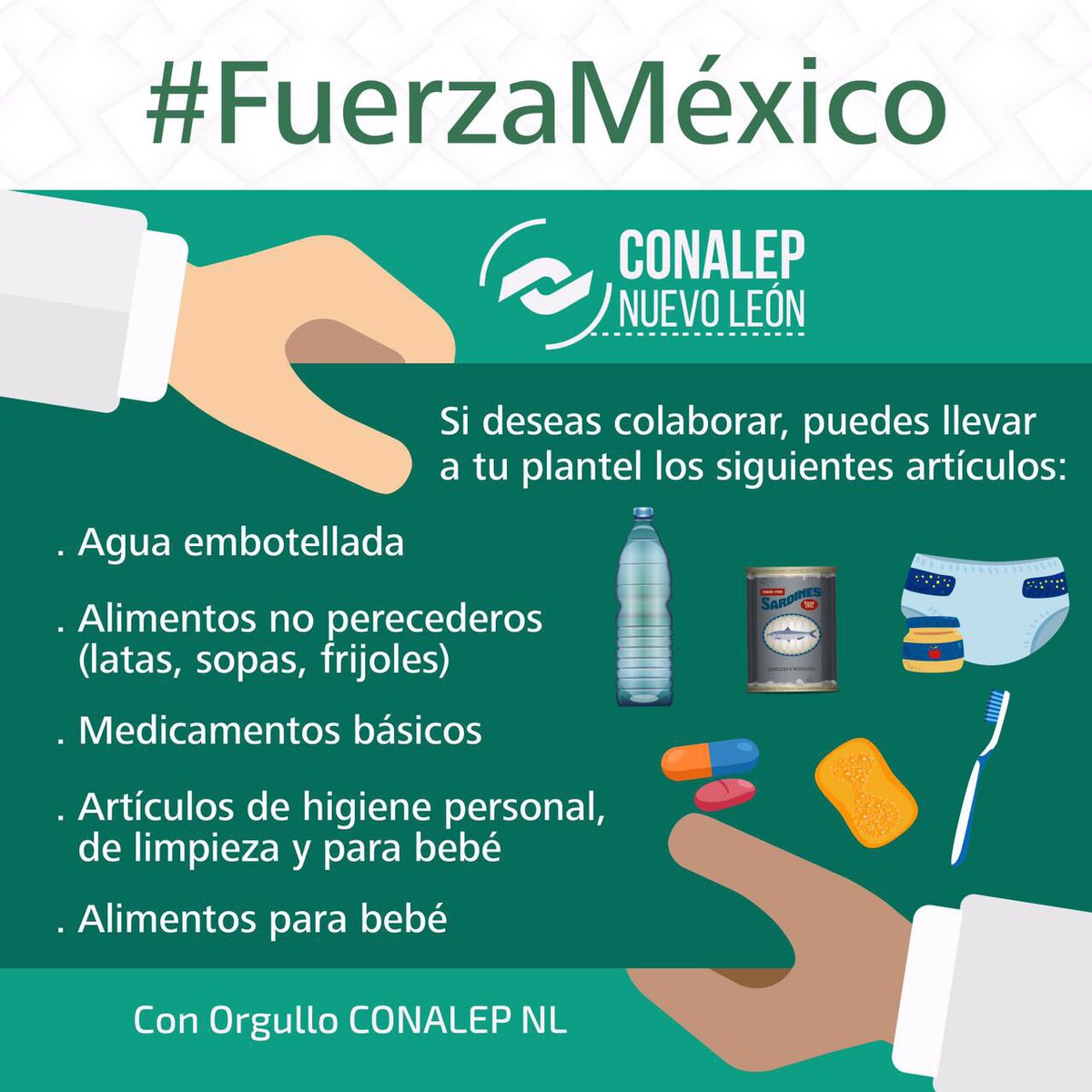 nl_conalep's tweet photo. #FuerzaMéxico https://t.co/oKBbkmQ3Lr https://t.co/QPWCi7OWAm