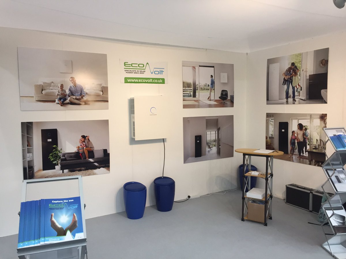 Come and visit us at <a href="/designlondon/">Design London Shoreditch</a> Stand D210 #Solar #GreenEnergy #Renewables #BatteryStorage Ecovolt.co.uk @Sonnen_Batterie