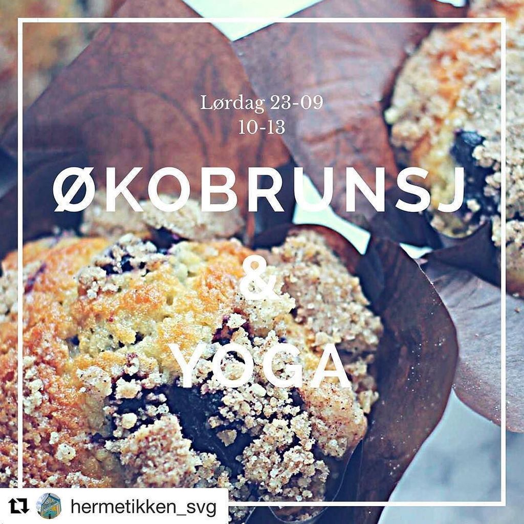 CafeSaus's tweet image. #Repost via @hermetikken_svg ・・・
Få en god, energirik start på dagen! Velkommen til oss på lørdag 23/09. Økobrunsj… ift.tt/2w81m0H