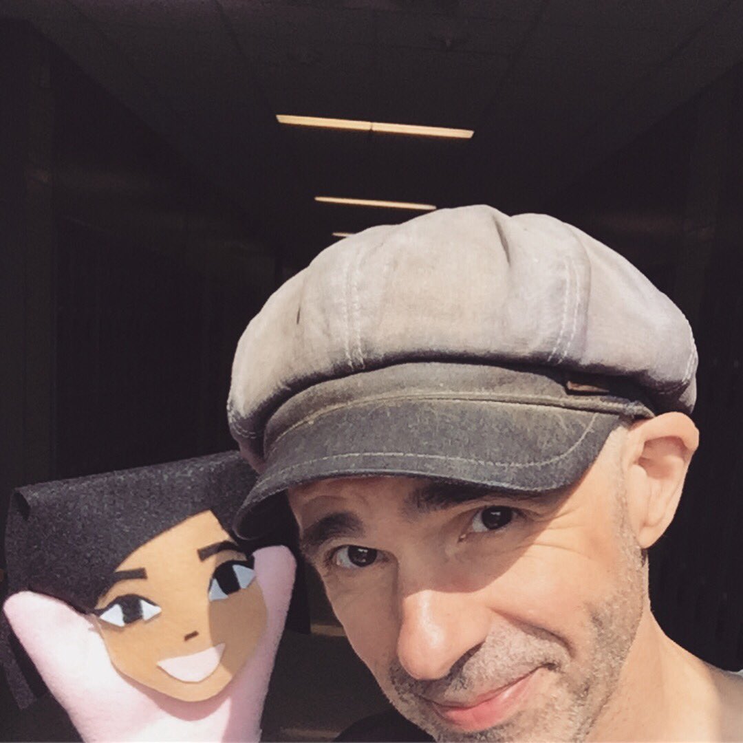 cynthiafaymusic's tweet photo. #hand puppet cynth with David O !!! Lucky to be studying guitar with him this year! #humberblitz get farther from #cynscowboychordsofjazz https://t.co/F8b5Tid7p3