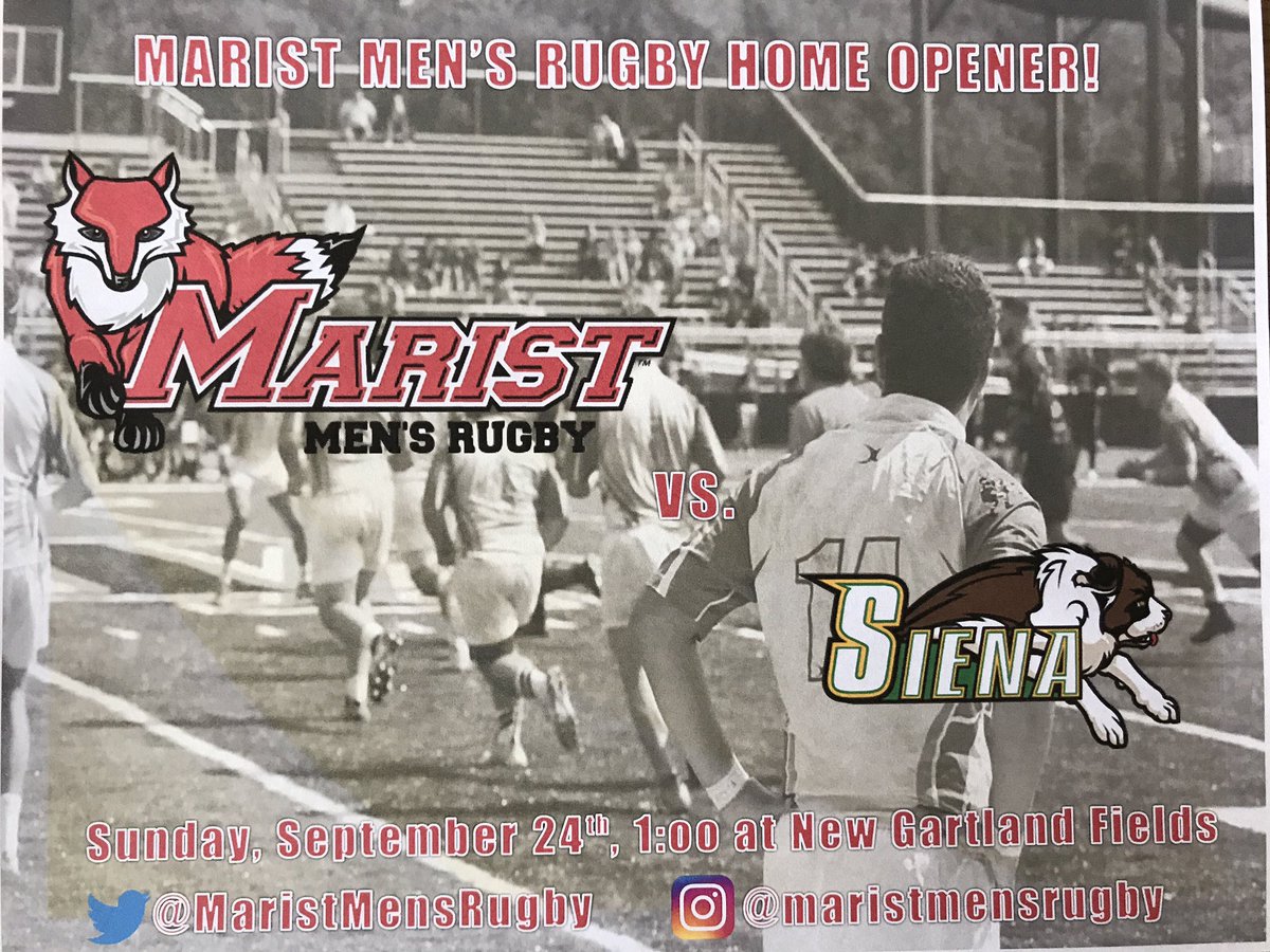 Home Opener this Sunday! Come support us as we take on Siena during Parents Weekend at 1:00