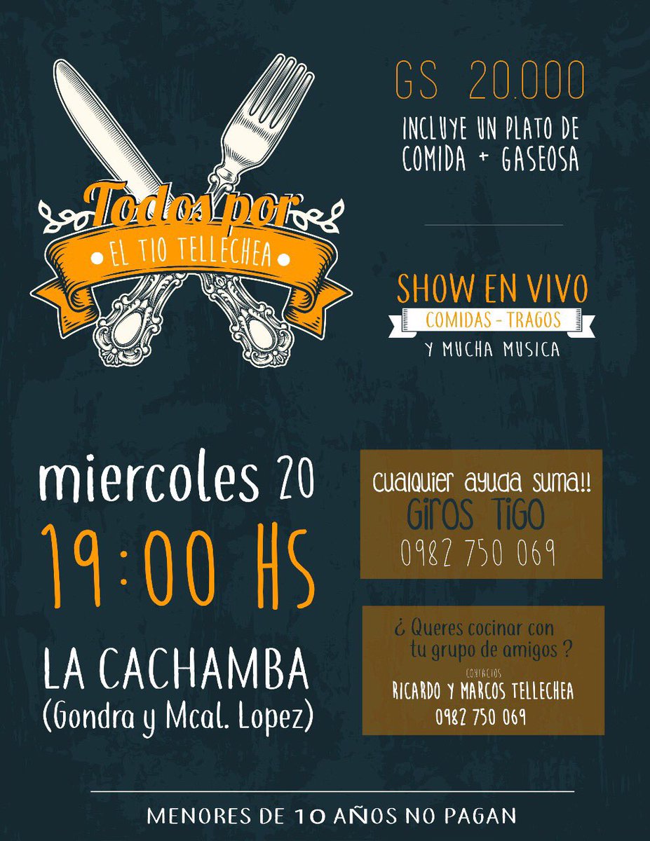 DiegoRMok's tweet photo. Están todos invitados hoy! Por el Tio Tellechea 🍔🍗🥘🍺🍽 https://t.co/HVOsUsaKzJ