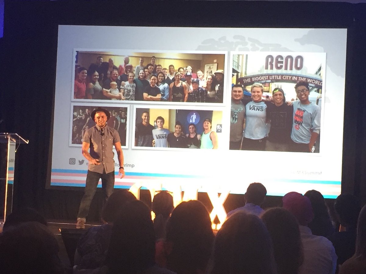 jadefrank's tweet photo. Malcolm Ribot has built a national movement of #transgender men coming together, out of isolation. 👏👏👏@Gorillashrimp #CMXsummit https://t.co/HyTUBprln9