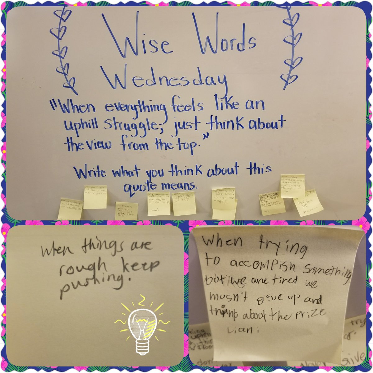Mrs_G04's tweet photo. Working on building a Growth Mindset! @GreenwoodKISD #teamgreenwood #GrowthMindset #moveyourmountains https://t.co/qc9dH2OCNP