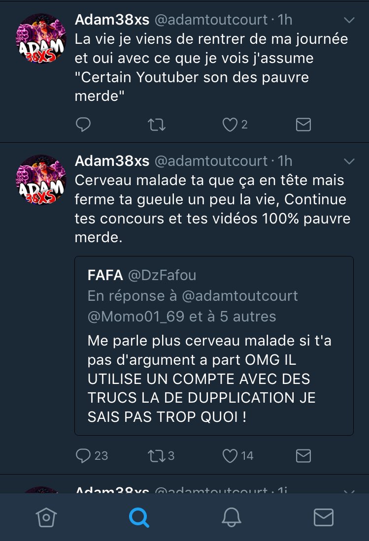 Abdallah On Twitter Bon At Adamtoutcourt Tu - 