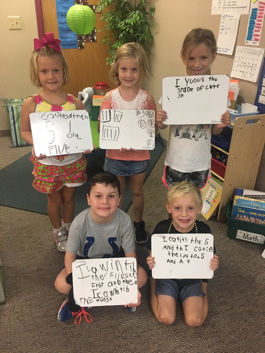 mrspotterWR's tweet image. The Potter Pals are using words and pictures to share their thinking about HOW they solved a math problem. #highlevelthinking