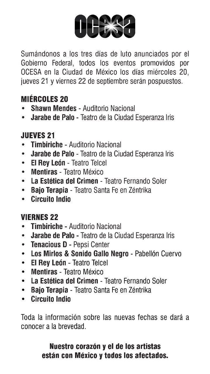 BovedaSonora's tweet photo. ¡Aviso importante! https://t.co/mC6mss3JN1