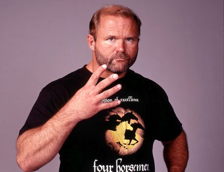 Happy Birthday to WWE Hall of Famers Arn Anderson (who turns 59) and Greg \"The Hammer\" Valentine (who turns 66) 