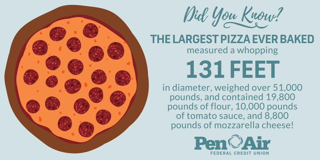 PenAirCU's tweet photo. It's National #PepperoniPizzaDay! Grab a slice at your favorite local pizzeria! #EnhancingLives #OneSliceAtATime #DidYouKnow #Yum https://t.co/xm9fSWfD3x