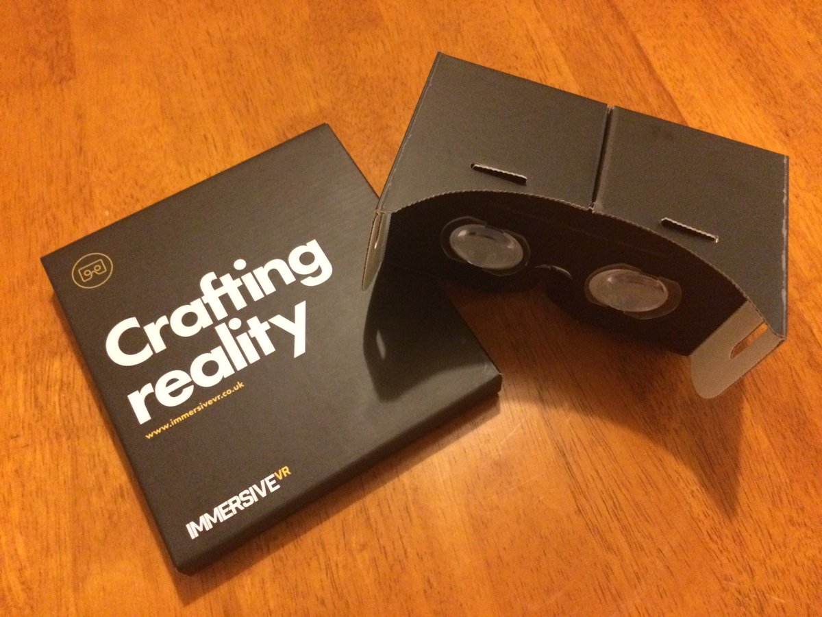 markusfpearce's tweet photo. @Immersivevr Great Workshop at #TalkingTech17 today! Thanks for the #GoogleCardboard #vr #virtualreality https://t.co/pUKB1Vnuu0