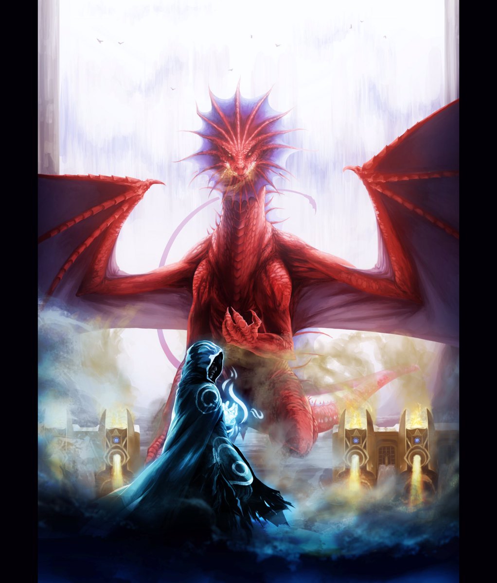 TrueDracogenius's tweet photo. I need no introduction. I am the parun of the illustrious Izzet League!

- Back from the dead
- Big sciency dragon
- Mostly SFW https://t.co/hB3I2WBziA