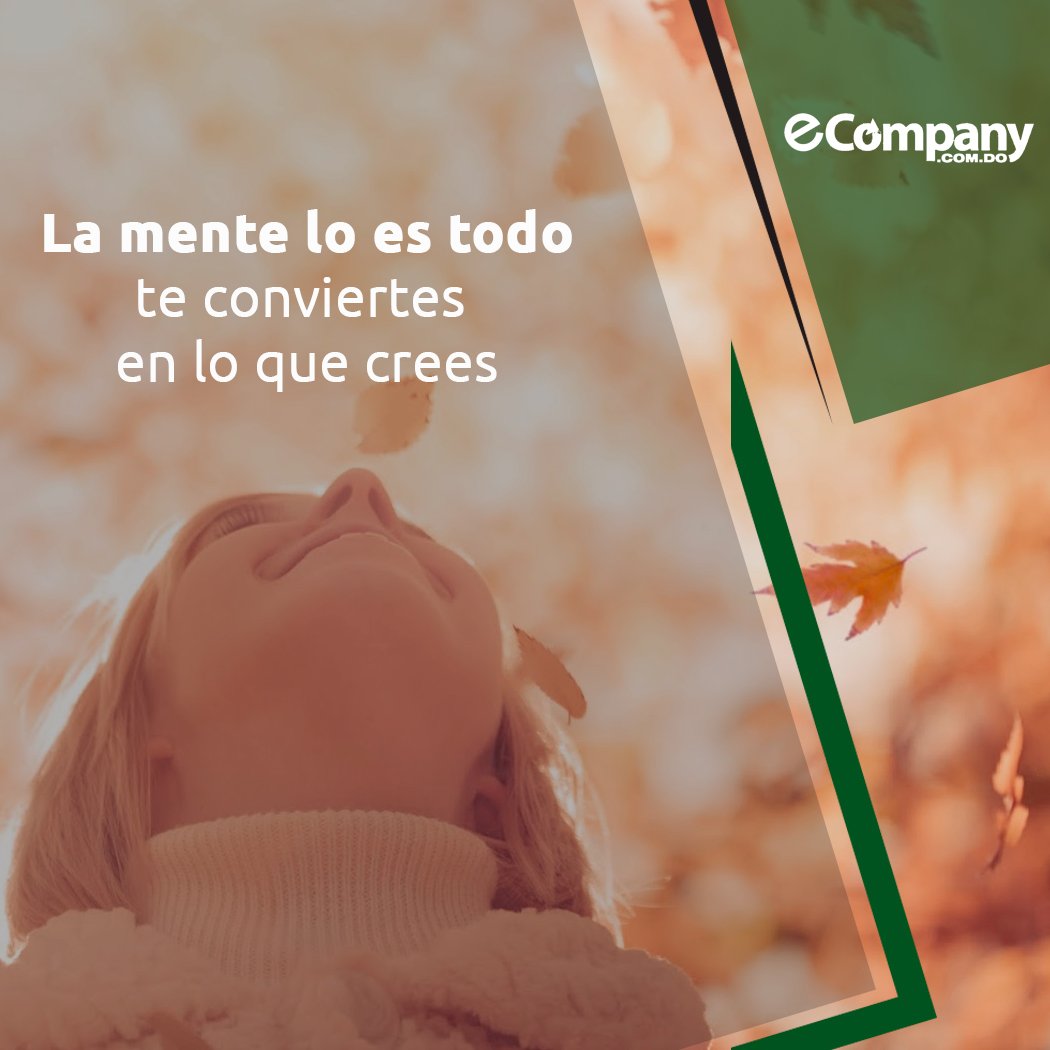 eCompanyRD's tweet photo. La mente lo es todo y te conviertes en lo que crees.. Feliz tarde
#repdom #bussiness #NetWork #logo #emprende #negocios #santodomingo #coach https://t.co/YqIoGzqpDv