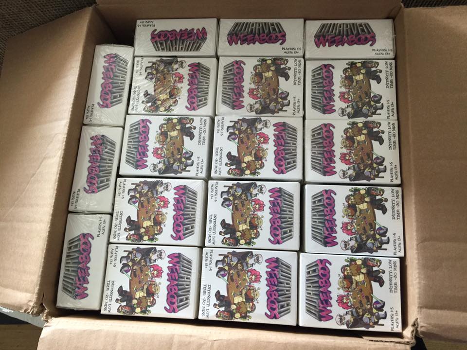 DwarvenWeeaboos's tweet photo. Who's got 2 thumbs and a physical manifestation as a card game? Wait...  well the games are here! #DWEEBS #CardGames #anime https://t.co/K57is8bctt
