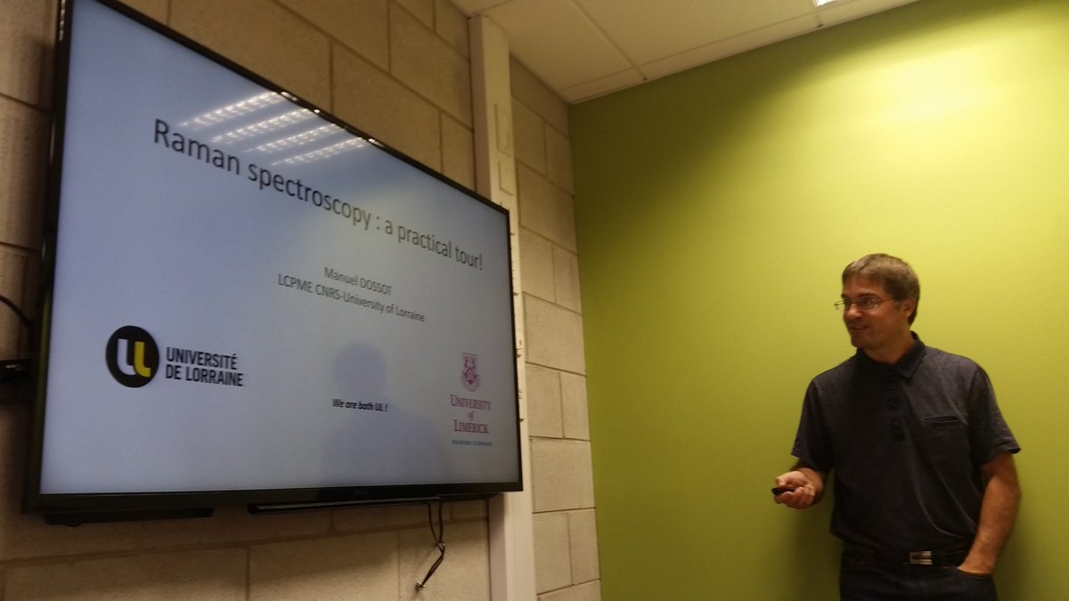 M_D_Scanlon's tweet image. Dr Manuel Dossot of @LCPME_CNRS_UL is also visiting us @BernalNews helping us develop our #spectroelectrochemistry  setup at #softinterfaces