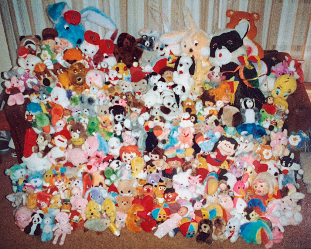 WooWork's tweet image. As kids, my sister and I had a few stuffed animals.