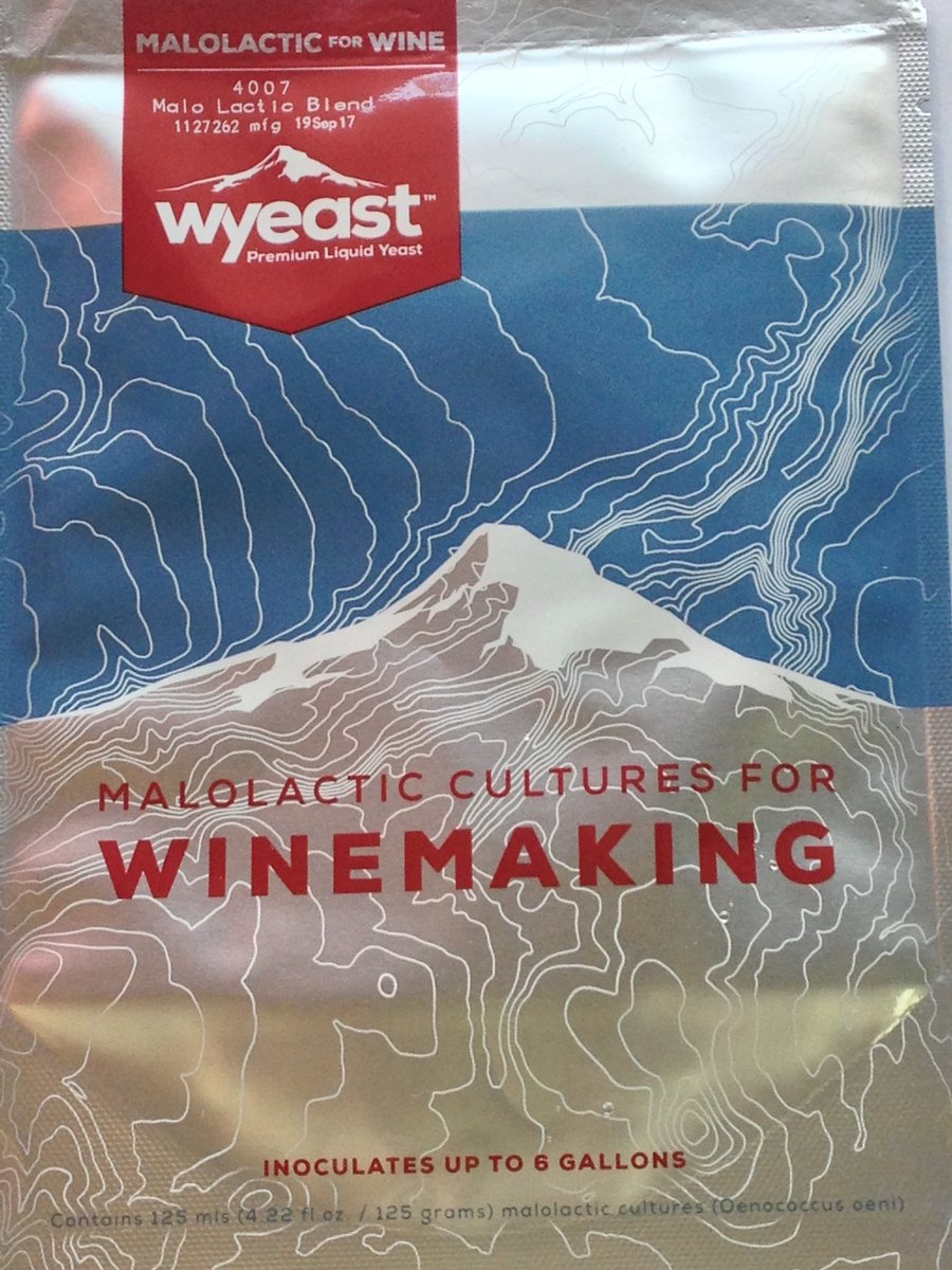 Malolactic culture from <a href="/Wyeastlab/">Wyeast Laboratories</a> is in stock! homefermenter.com/wyeast-laborat… #wine #winemaking