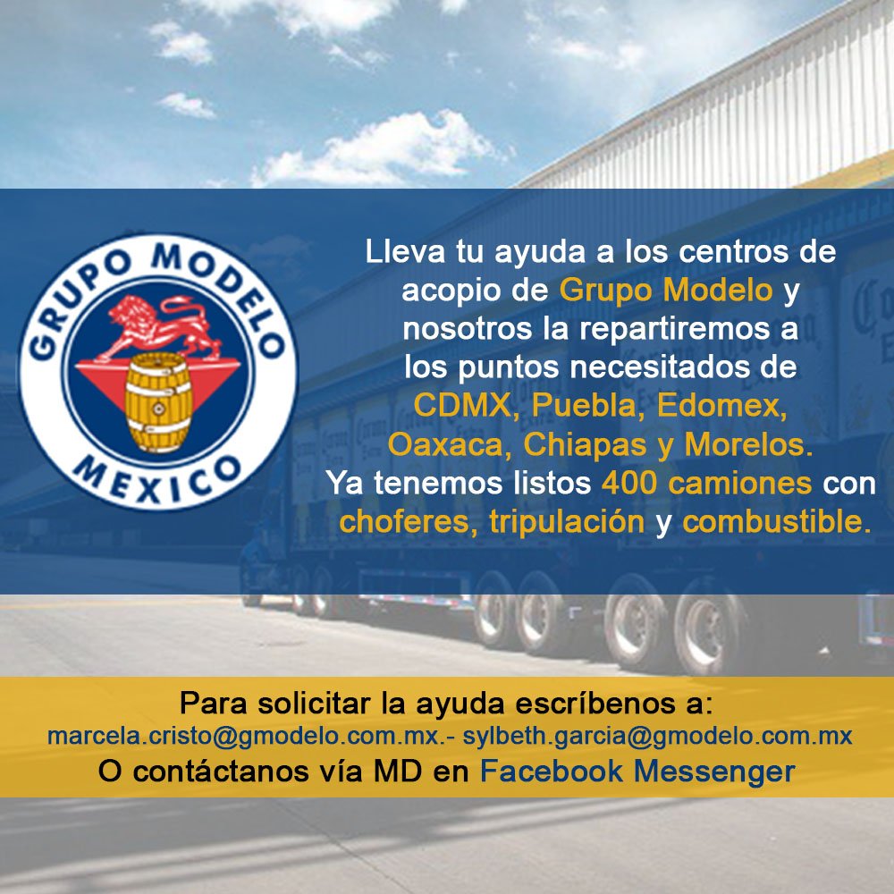 #AyudaCDMX #MéxicoUnido #MéxicoEstáDePie #CentroDeAcopio #SismoMX