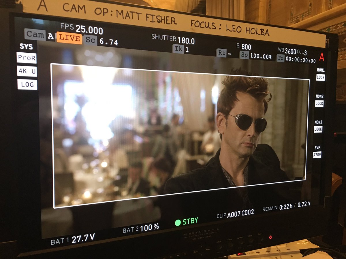 David Tennant in Good Omens - Wednesday 20th September 2017