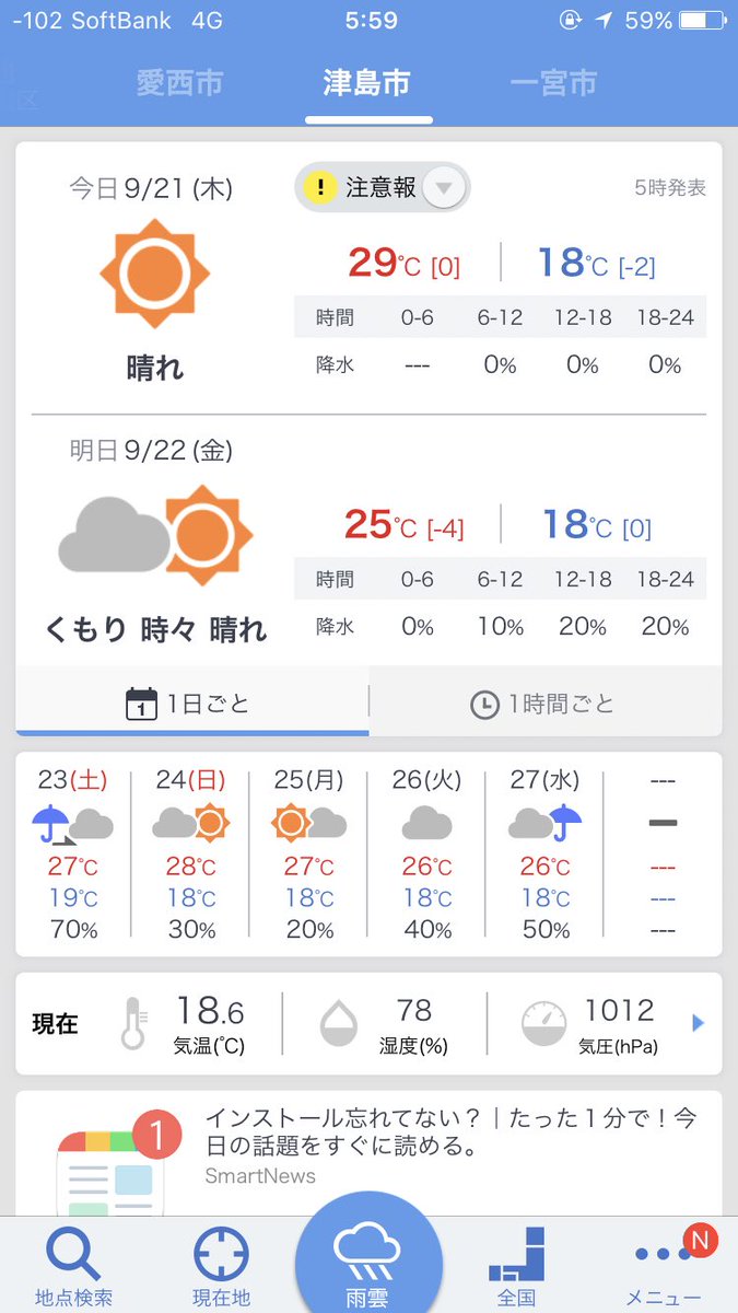 勝手に津島観光センター つしまスケッチ おはようございます 今日は日中暑くなりそうですね これくらいの気候が僕は一番好きです٩ ۶ つしまスケッチ 津島 津島市 天気 おはようございます