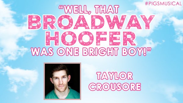 PigsMusical's tweet image. 🎶Well, that Broadway hoofer was one bright boy!🎶  @CrousosarousRex #PigsMusical