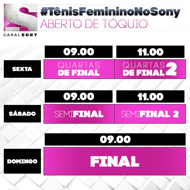 SonyChannelBR's tweet photo. Vocês estão preparados para o Aberto de Tóquio? 😍 Fiquem de olho no #TênisFemininoNoSony! 🎾 https://t.co/yvLktOanAZ