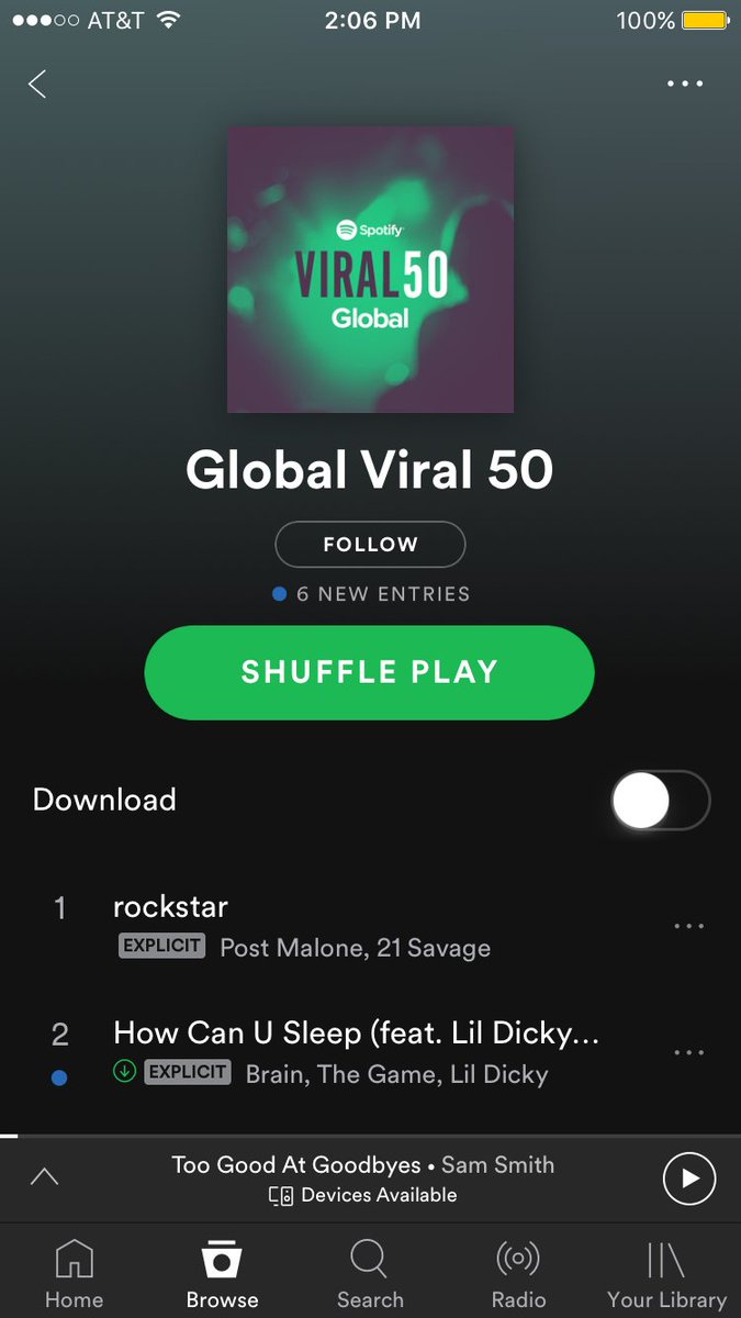 hardbodybrain's tweet photo. going global. shout out @Spotify #howcanusleep https://t.co/yf7Patou6u