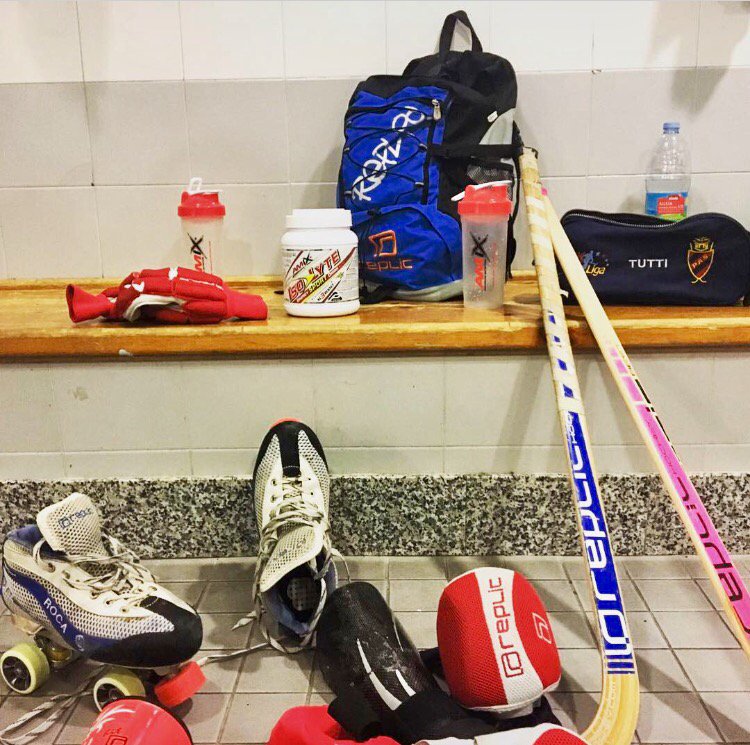 Preparados para los cuartos de final de la liga catalana #oklliga #lligaCatalana #hockeysobrepatines #nutricion