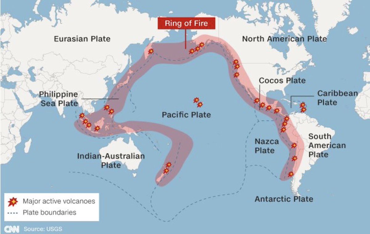 How Pacific's 'ring of fire' changed our lost continent Zealandia - NZ  Herald
