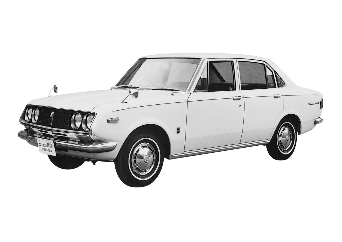 トヨタ自動車株式会社 Twitterissa 今日はトヨペット コロナ マーク の誕生日 1968年の今日発売され 車 名の には コロナの第二世代 コロナの上級車 という意味が込められており 発売直後の同年12月には月間登録2万台のベストセラーカーとなりました