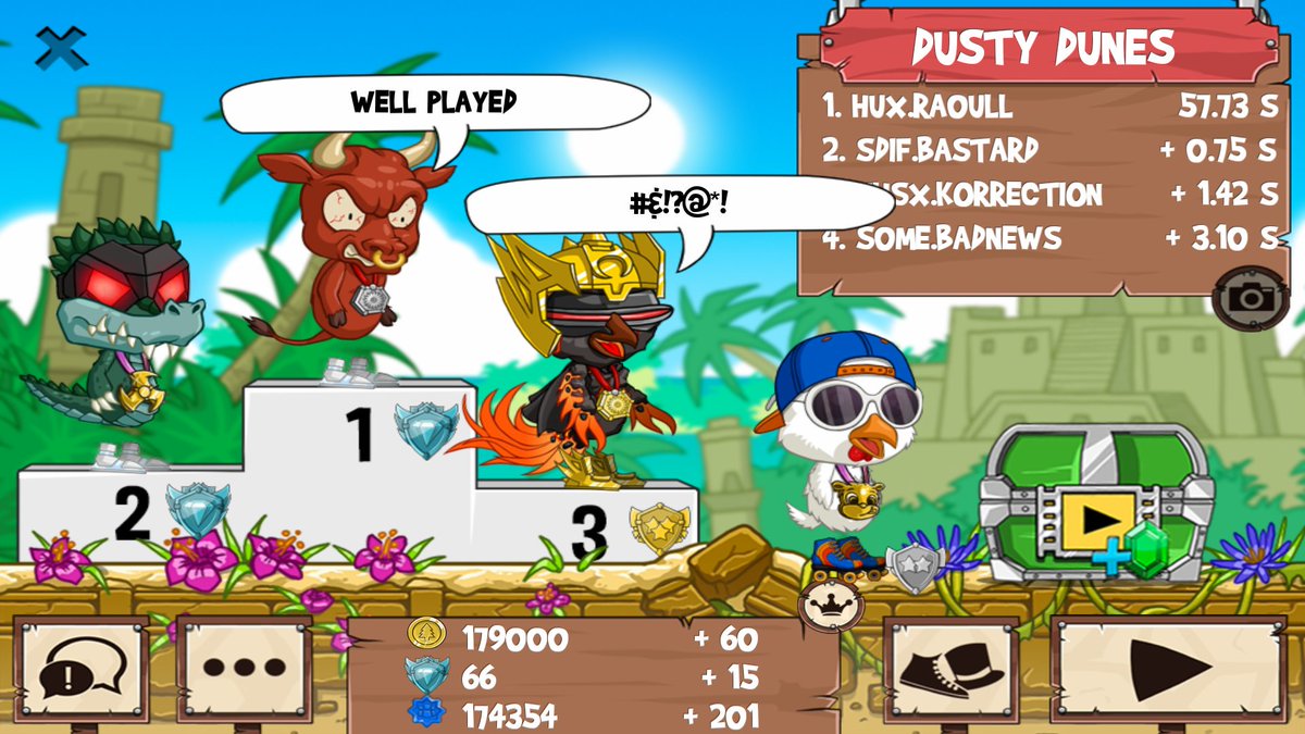 RaoullGri's tweet image. A bit lucky haha. GG guys #funrun2 #Bastard #Korrection #BadNews