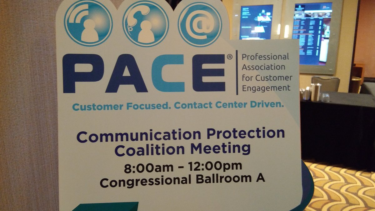 HarvLivingston's tweet photo. @PACEassociation held 1st CPC mtg today. If you are in #ContactCenter or #CX biz, you need to be aware as major changes are afoot #17PACE https://t.co/5hp8A8ERk1