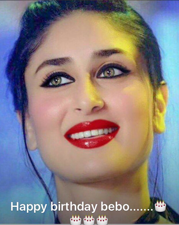 Happy birthday my favourite girl in the world....Kareena Kapoor ...many many happy returns of the day Bebo.... 