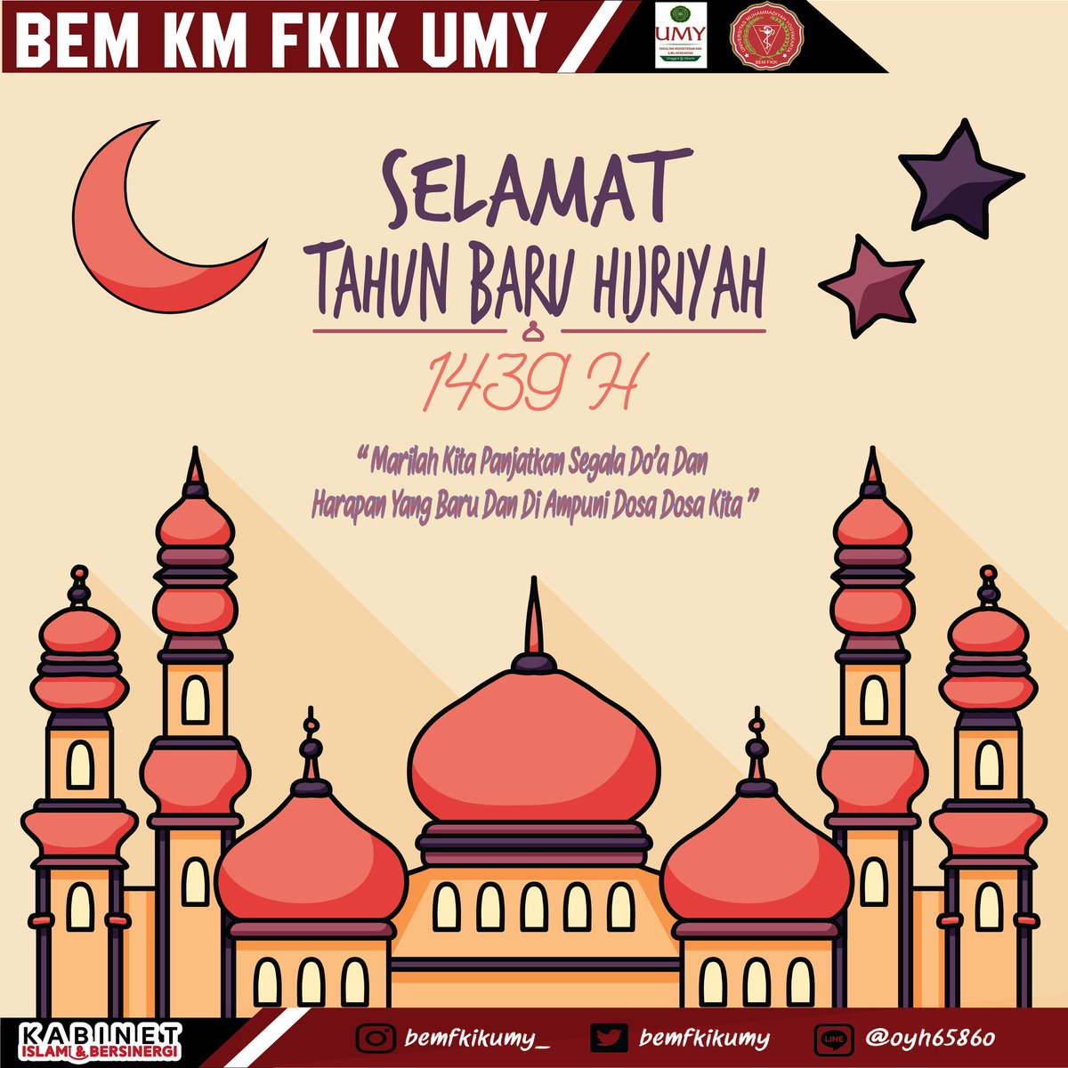 Selamat Tahun Baru Hijriah 1439H.

#TahunBaruIslam #bemfkikumy
