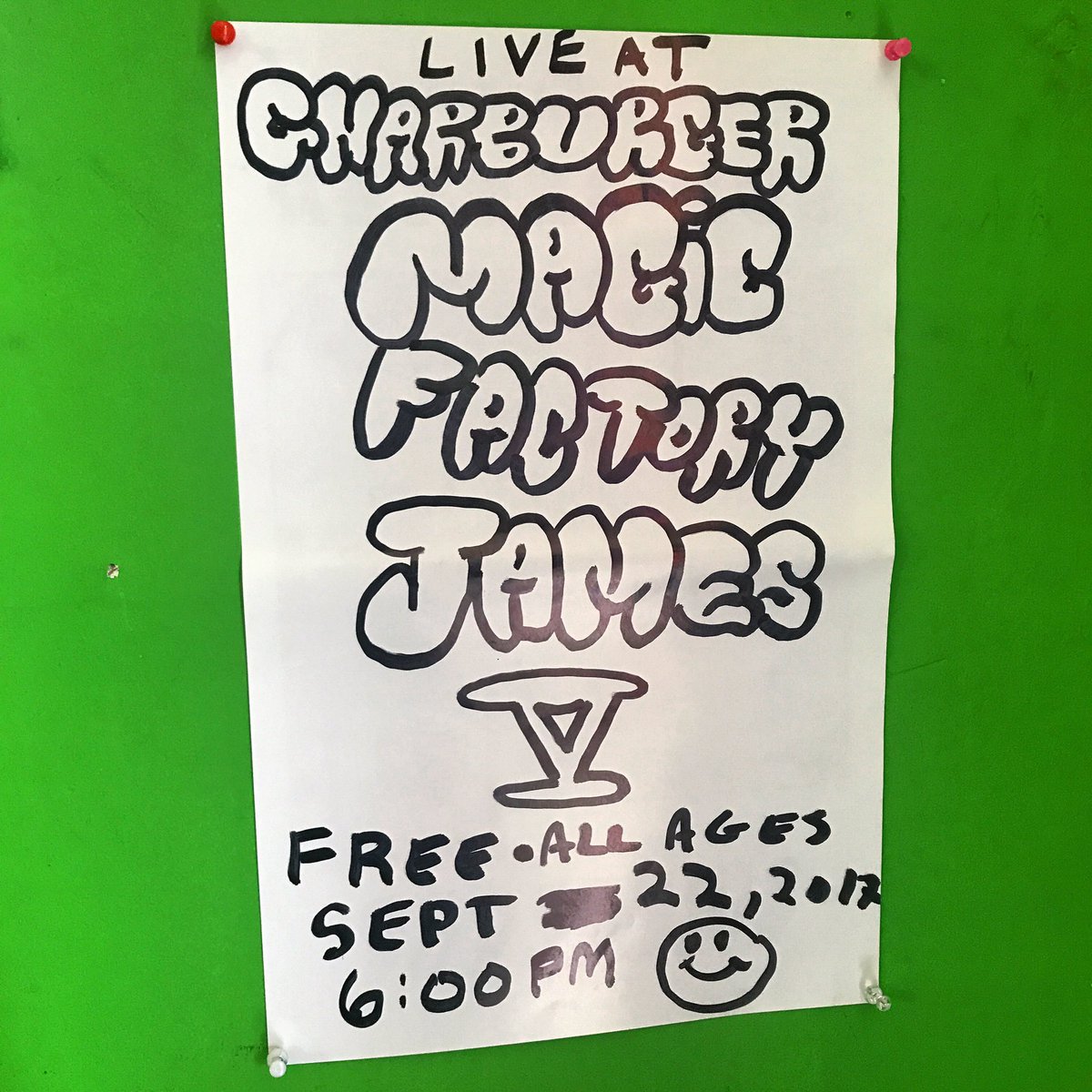 This Friday!!!! <a href="/jamesthevifth/">James “Thomer”</a> and #magicfactory