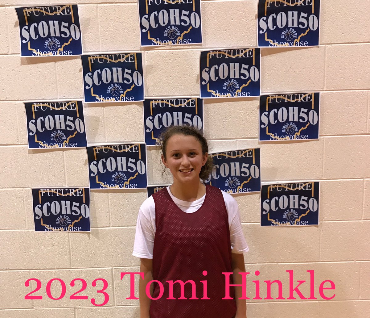 ohio50's tweet photo. #FUTURESHOWCASE 2023 Tomi Hinkle, 5'5", WV Thunder. Had some kids on skates, nice spin move. Can score and works hard on defense. https://t.co/sar1pEz9Zg