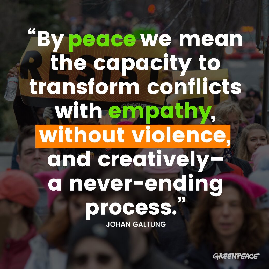 Today is #InternationalDayofPeace

May we all continue to promote respect, safety, and dignity for everyone. #PeaceDay