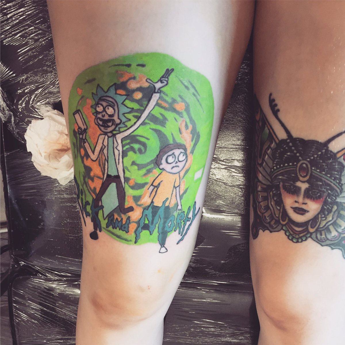 My new Rick and Morty tattoo  rrickandmorty