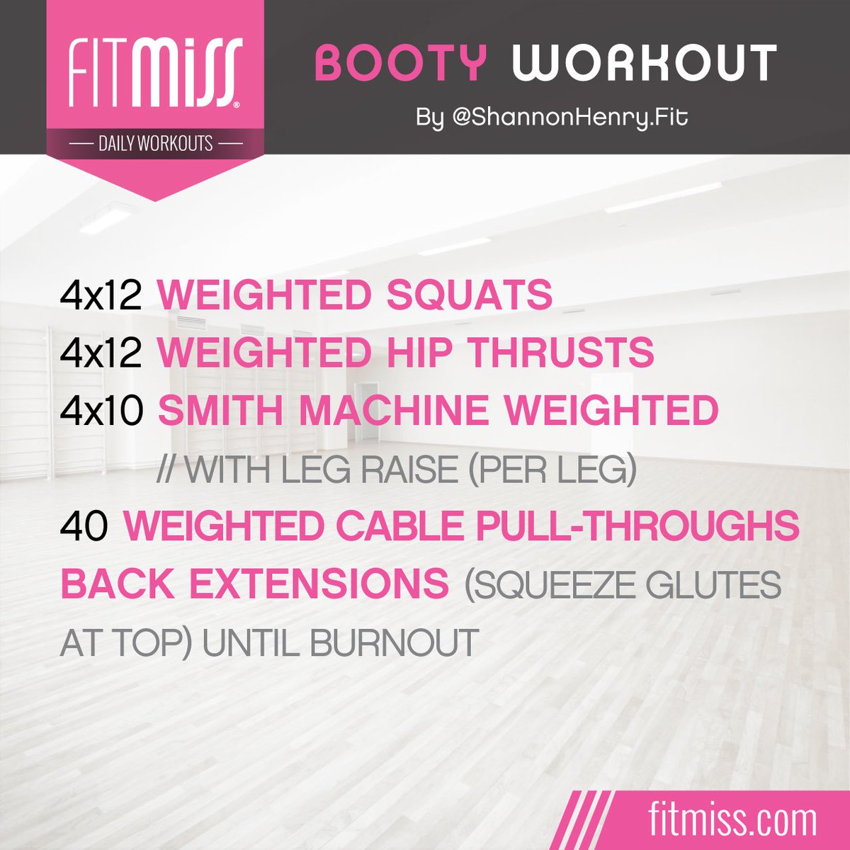 Celebrating #Humpday with a #Fitmiss Booty Workout! 🎉🙌

#BeStrong #StrongStartsWithin