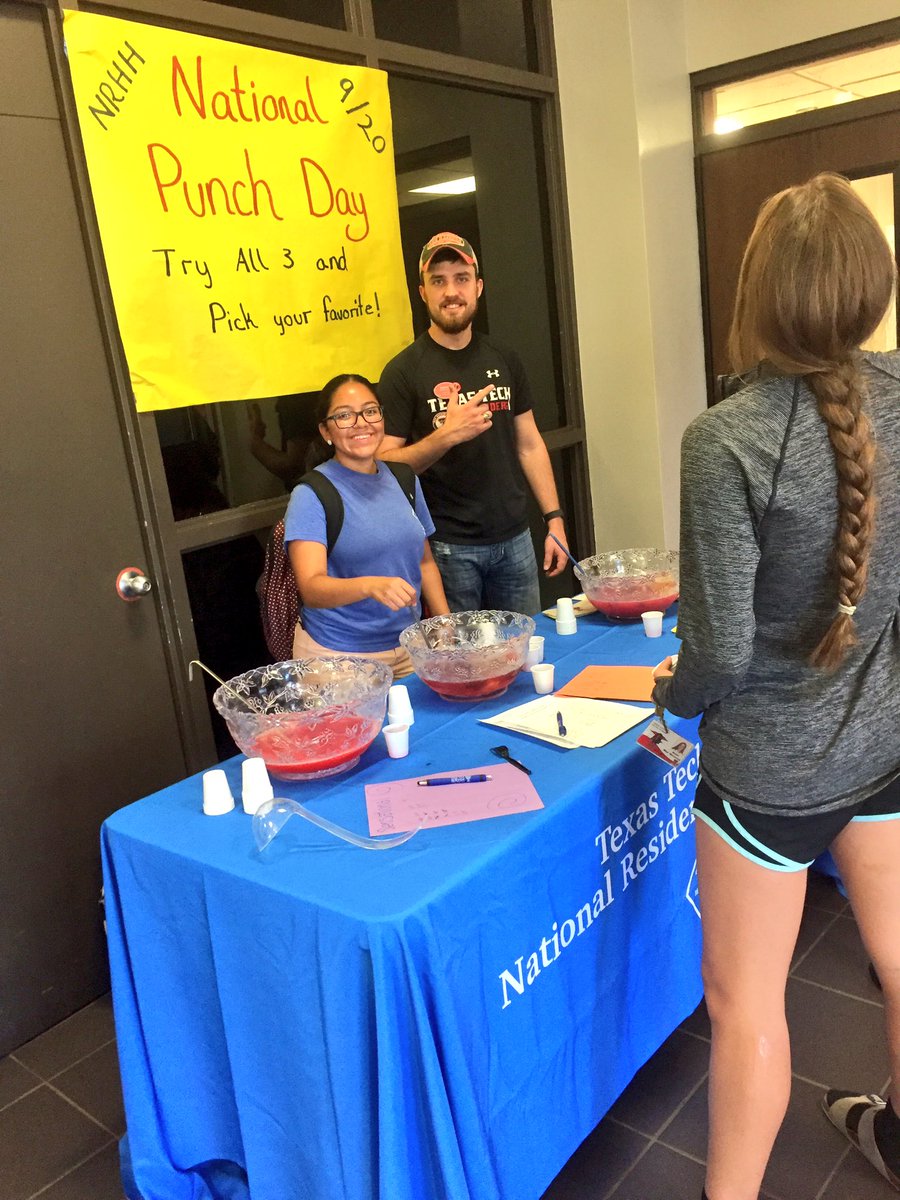Sensational job to <a href="/NRHH_TTU/">NRHH Texas Tech</a>! Punch Day was fantastic