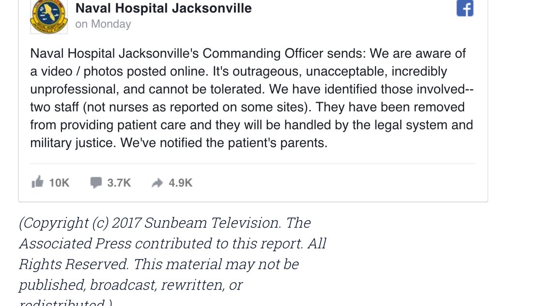 trixieLipstick's tweet photo. @MLauer @TODAYshow Not Nurses!! Please correct and clarify as you all blamed nurses this morning. TY Trish RN https://t.co/yUG614K2BY