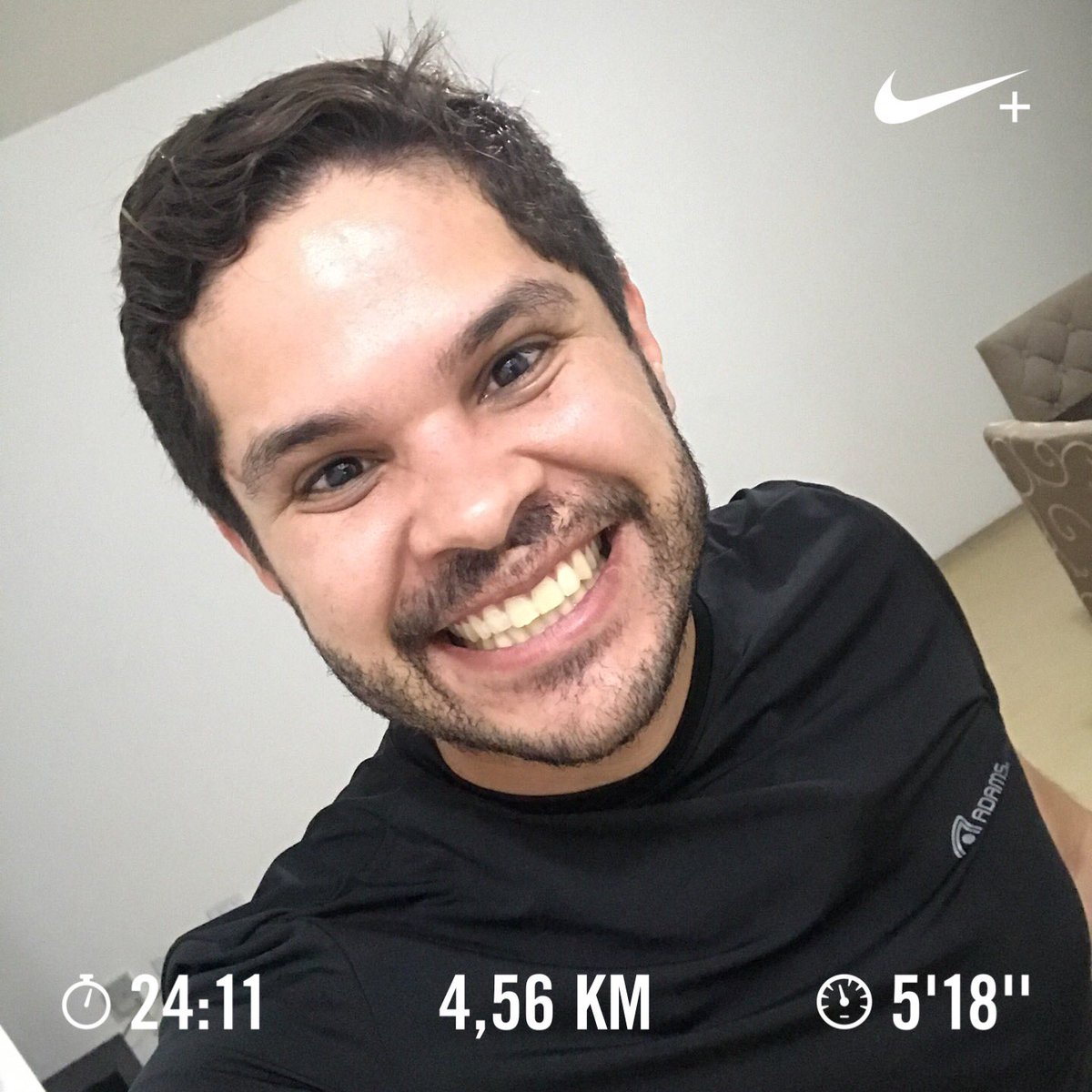 Diegosanli's tweet photo. Um sub25min pra fechar o cardio do dia... rumo ao pace 4!!! https://t.co/oDgRP5In2f
