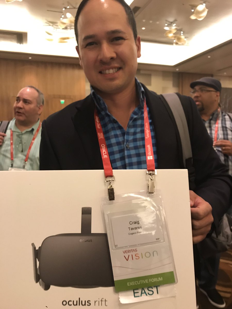 charumadan's tweet photo. Great day 2 at #VtasVision @nutanix booth. Gave away 2 oculus rifts as raffle prizes https://t.co/ZAhziu5xIO