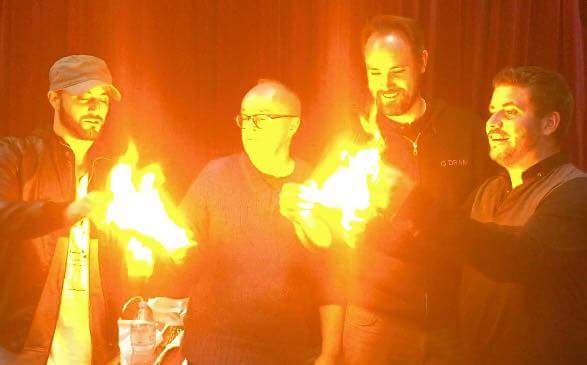 Great fun last night at our Zorro rehearsal with these bright sparks! #zorro #fire #musical greenroomproductions.co.uk