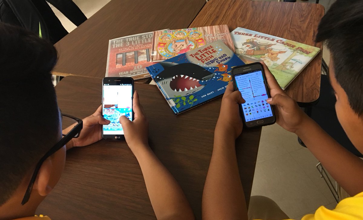 MsOyervides's tweet photo. Ss reading + researching versions of '3 Little Pigs' 🐷🐷🐷🐺 prior to writing their own children's books. #NISDInpired #NISDJones #ELLs @padlet https://t.co/MOaba8UhXv