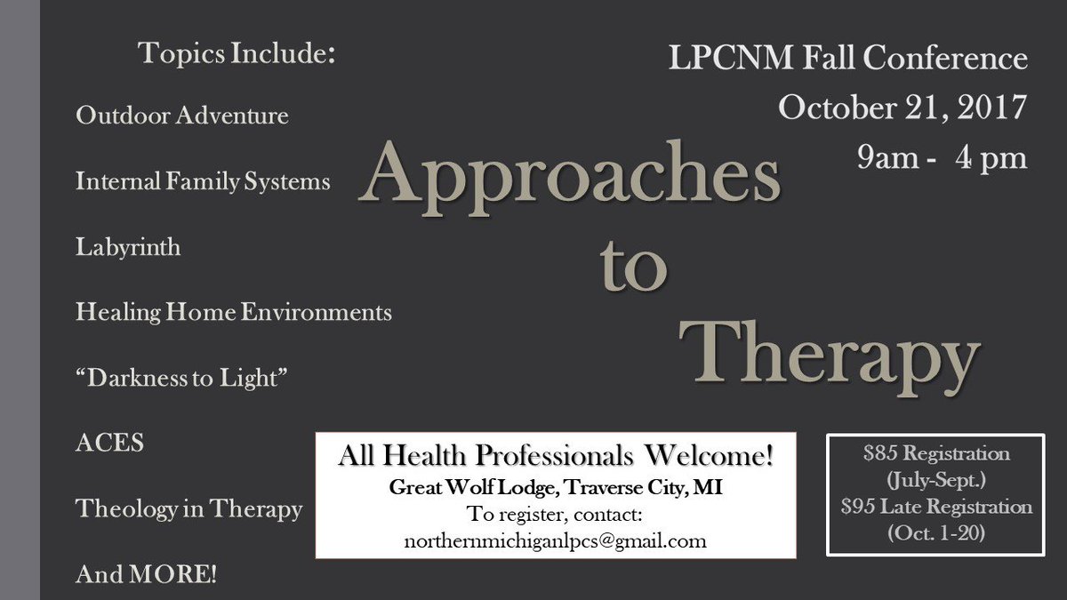 MichCounAssc's tweet image. Sharing for our friends at LPCNM.