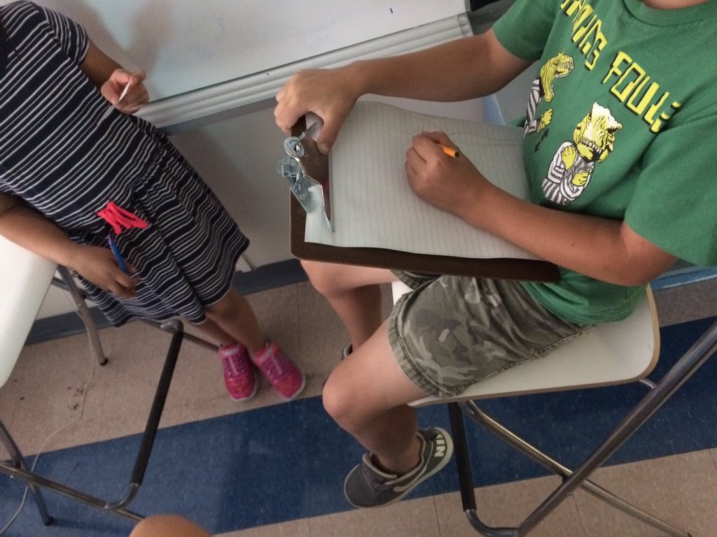 MrsMacSEAS's tweet photo. We played a #collaborativegame describing a picture to a friend who couldn't see it. They had to draw using only our directions 🙈😂ask ab it! https://t.co/JAzDuBKD6v