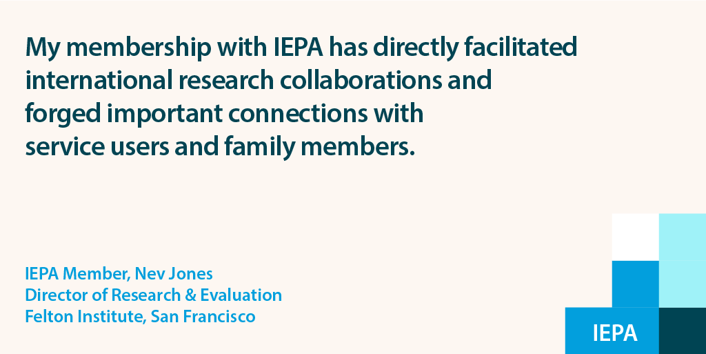 IEPAnetwork's tweet image. IEPA Membership is free &amp;amp; open to all with interest in #earlyintervention in #mentalhealth @viscidula Apply here iepa.org.au/membership/