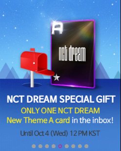 superstarsment's tweet photo. [Special Gift] NCT Dream new theme A card
#NCT_DREAM 
#superstarsmtown https://t.co/Tyb97gbBEp